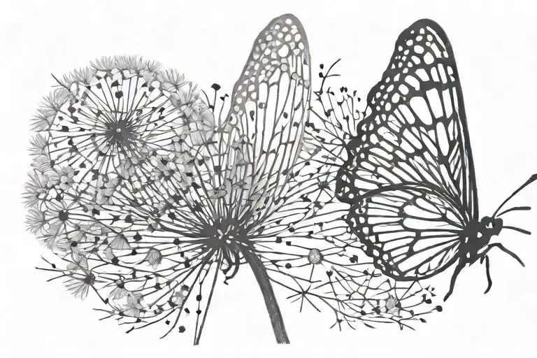 Name Dandelion Butterfly Fingerprint