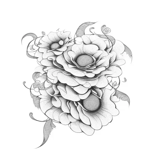 An Open Book With Swirling Vines And Blooming Flowers