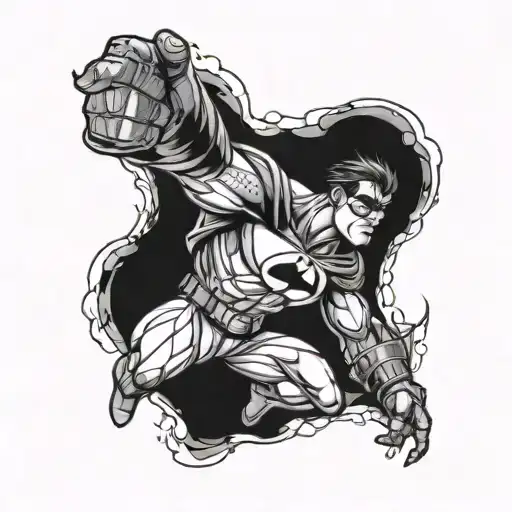 Animated Comic Book Series Full Leg Sleeve