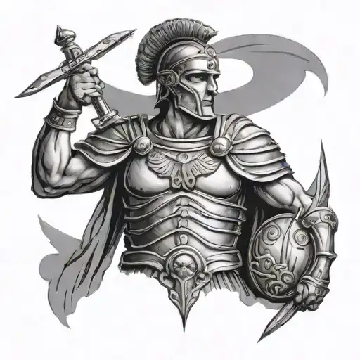 Ancient Roman Soldier Or Emperor