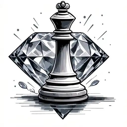 No Pressure No Diamonds Chess Piece