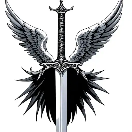 Sword With Angel Wings