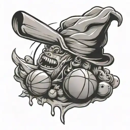 Basketball And Chef Hat And Marshal Arts