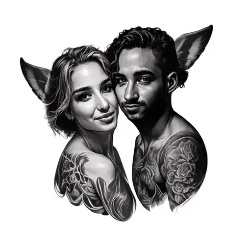 Matching Tattoo Funny Realist