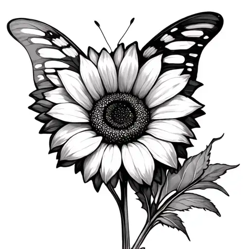 Sunflower Butterfly
