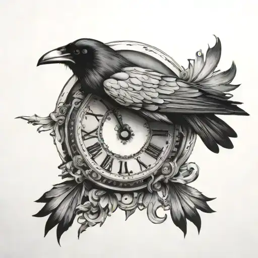 Raven Clock