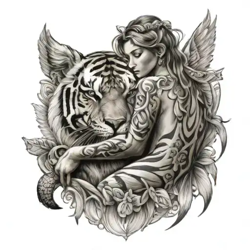 Angel With A Tiger
