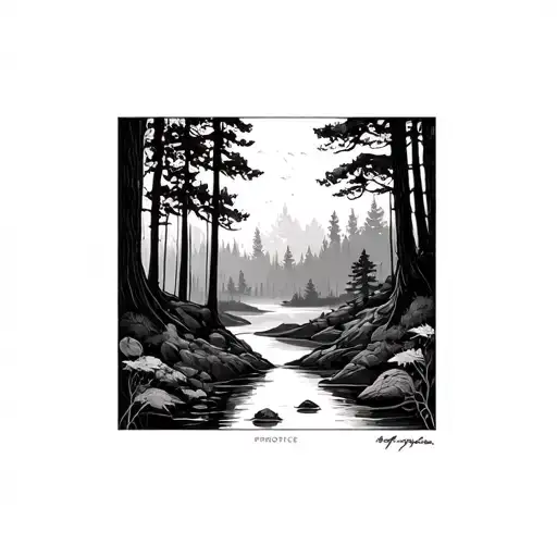 Leszy And Forest Scene