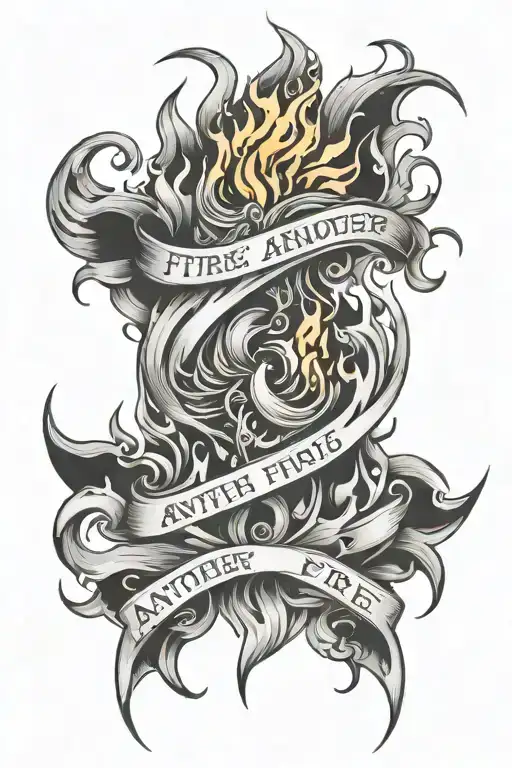 Fire With Words Inside 'Another In The Fire'