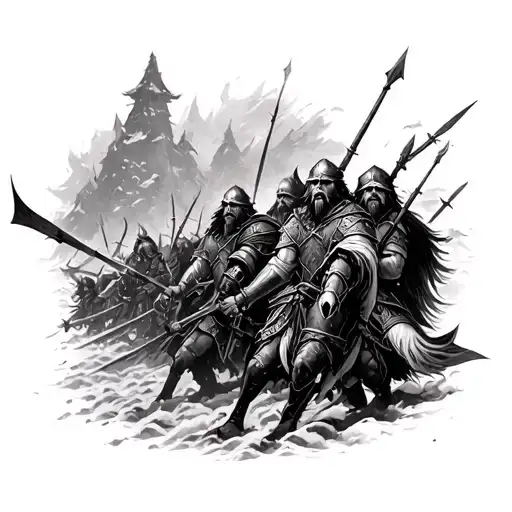 Nordic Battle Scene