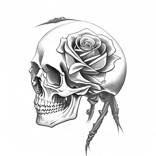 Skull And Roses