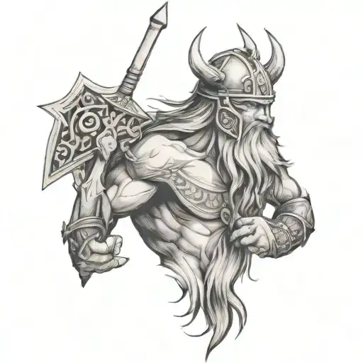 Come Up With A Background For Viking Style