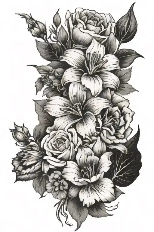 January February March April Birth Month Flowers Bouquets