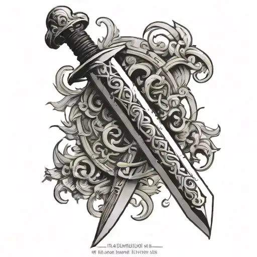 Single Medieval Bastard Sword