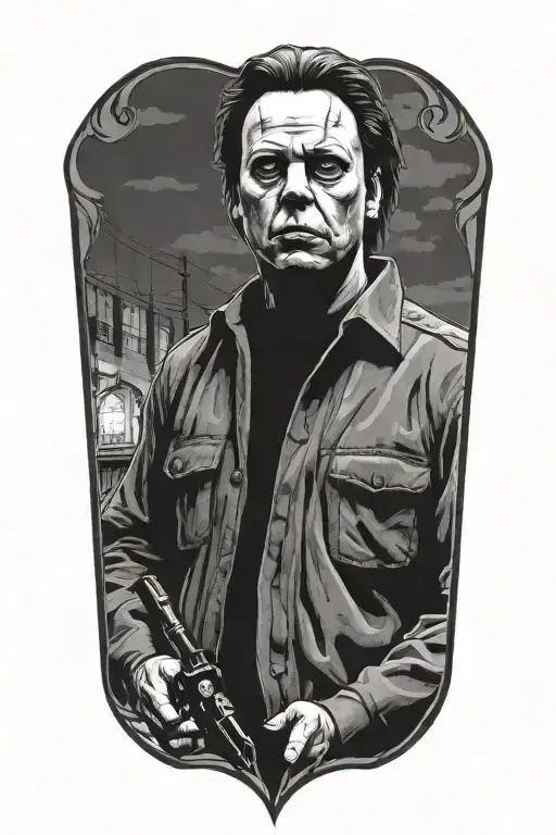 Horror Movie Michael Myers Forearm