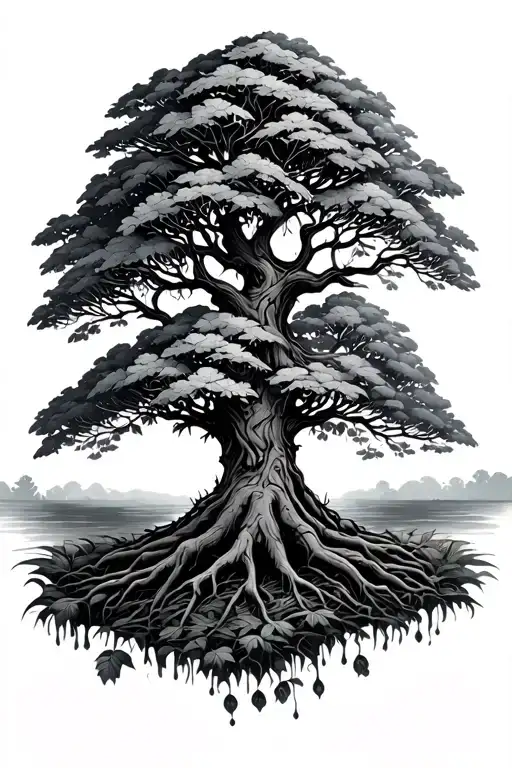 Poiso Tree Without Leaves