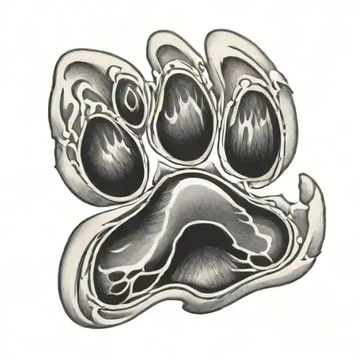 Dog Paw Print