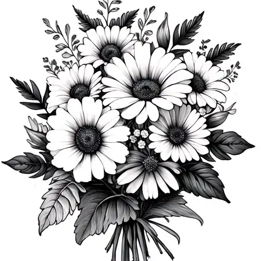 October April And June Birth Flower Bouquet