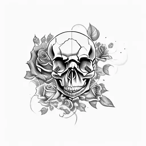 Skull And Roses
