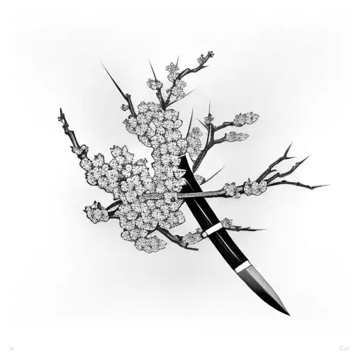 Cherry Blossom Katana