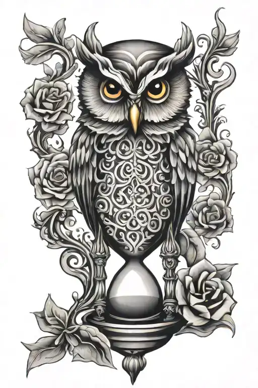 Owl Hourglass