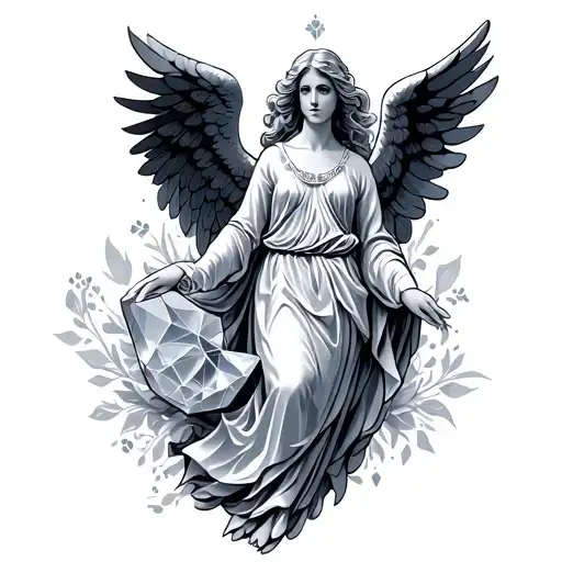Crystal With Angel