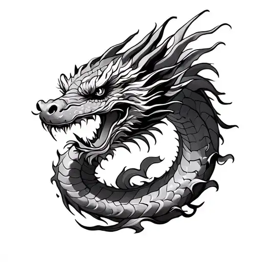 Japanese Dragon Involving