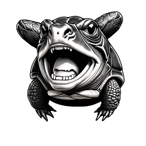 Turtle Laughing Face