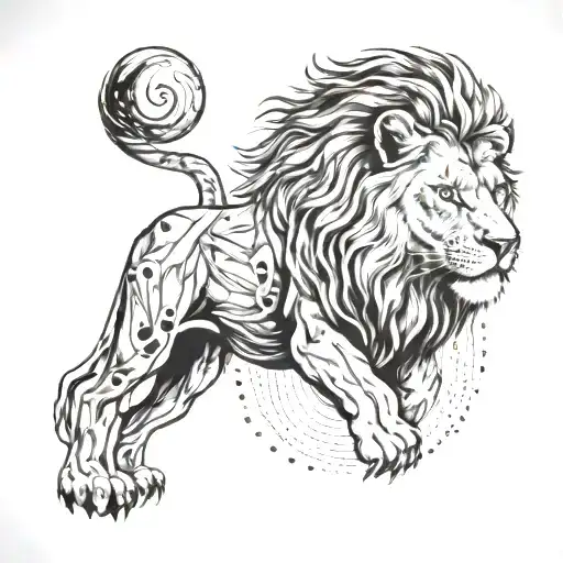 Lion In Outer Space