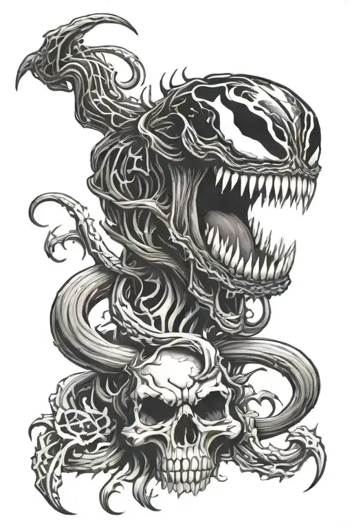 Venom With Skull