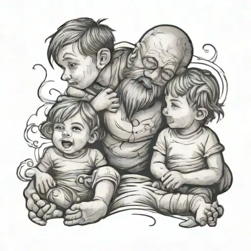 Father Two Children Puzzles