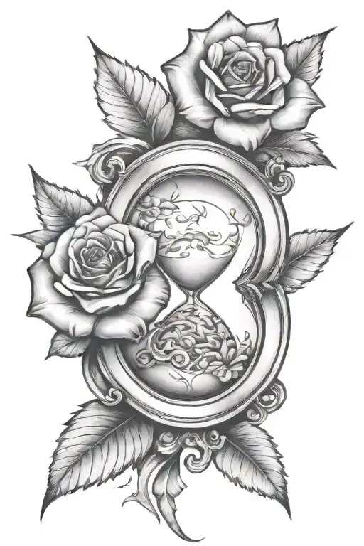 Hourglass With Hands