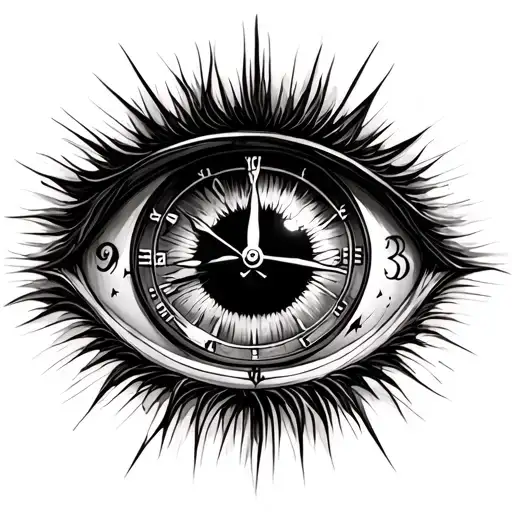Eyeball Clock Face