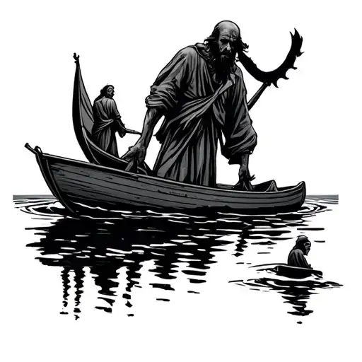 The Ferryman In The River Stix Dark