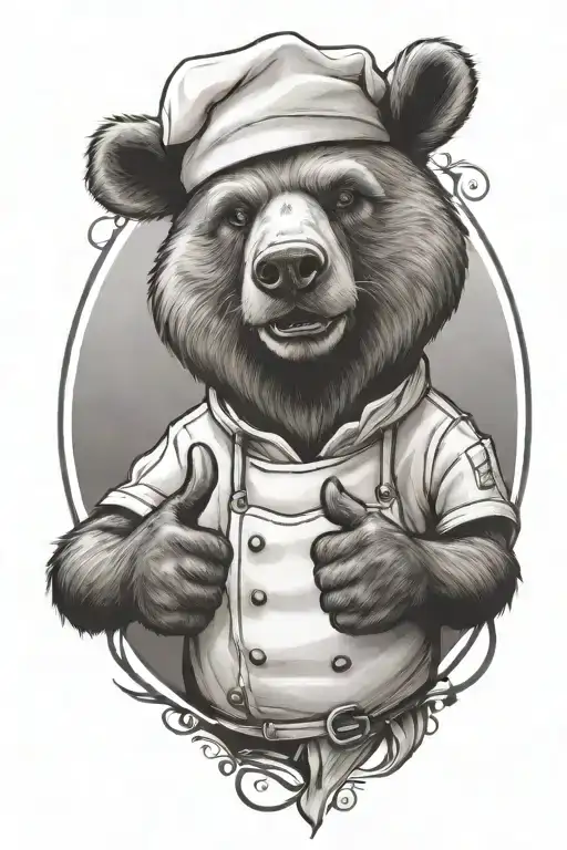 Chef Bear Thumbs Up