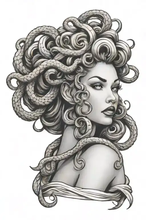 Medusa Pin Up Girl