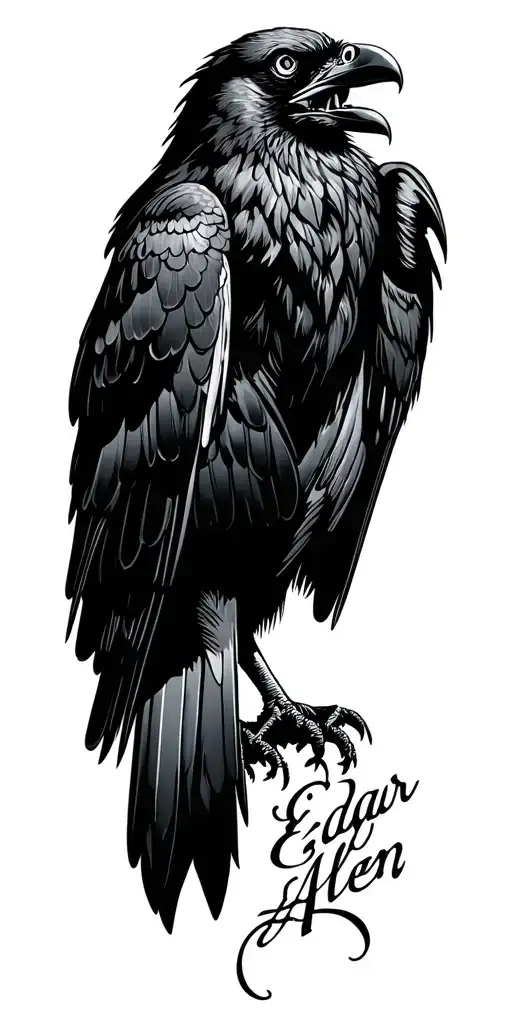Edgar Allen Poe Raven