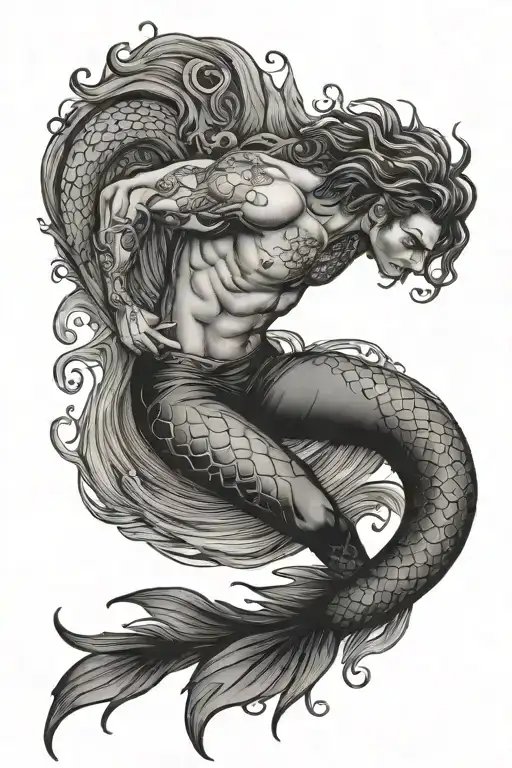 Twink Male Merman