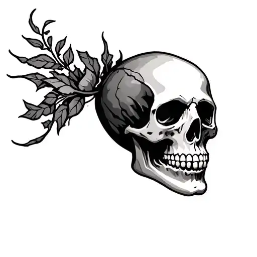 Skull Tattoo On Hand