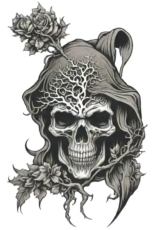 Reaper And A Tree Of Life