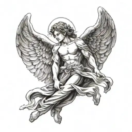 Male Angel Of Confidence