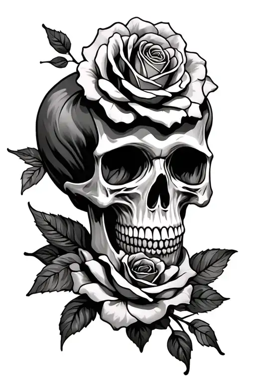 Skull And Roses