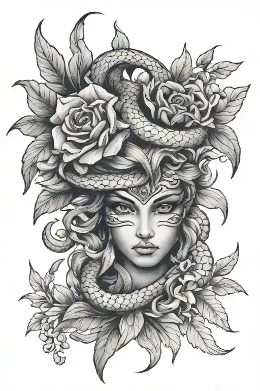 Greek Gods Snake Eyes Flower