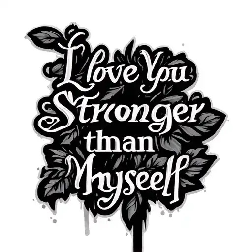 I Love You Stronger Than Myself