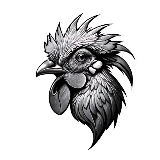 Rooster Head