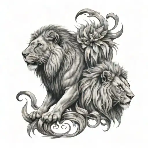 Lion And Lioness