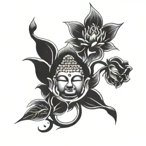 Buddha Half Devil And Half Devine