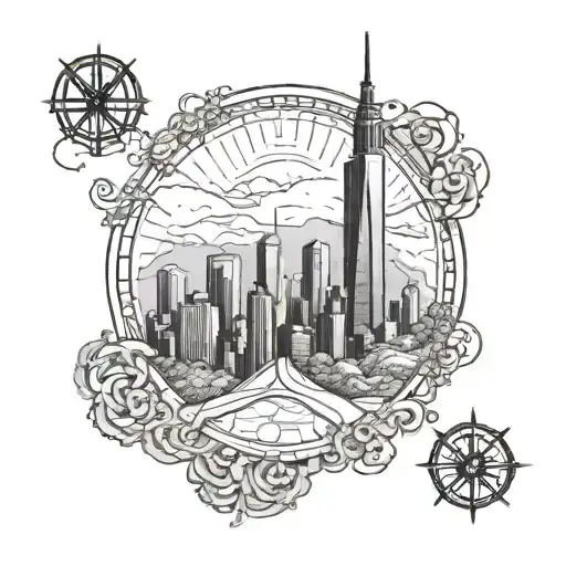 Freedom Tower In The Middle Of Iran Country Maps