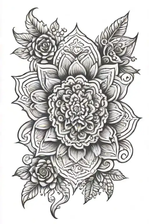 Floral Mandala Design