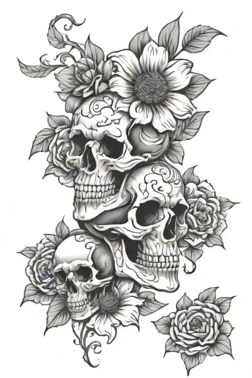 Skull Flowers